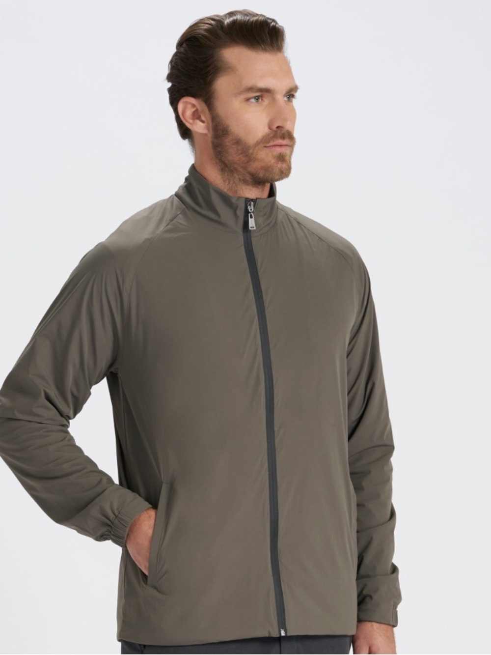 Vuori Men’s Soco Zip Up Lightweight Performance Jacket Large Oregano